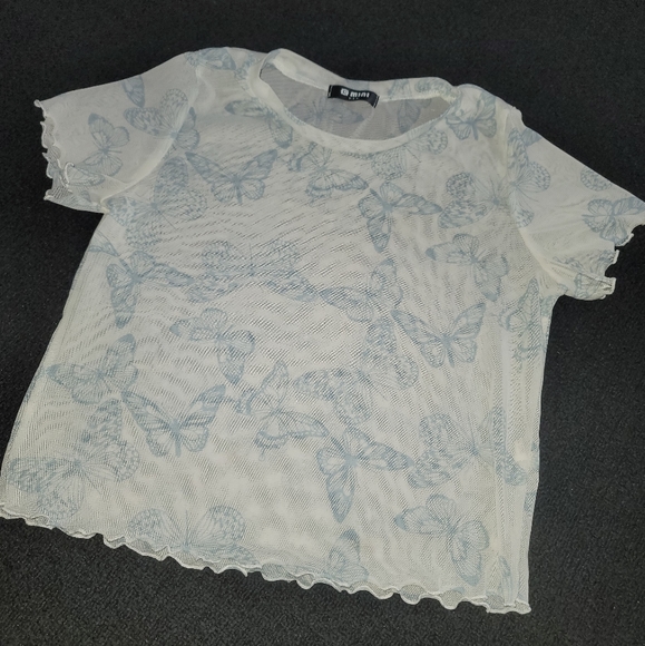 Mini USA Medium Butterfly Mesh Top - Picture 1 of 1